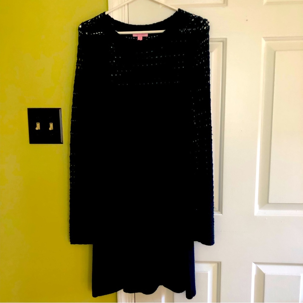 Lilly Pulitzer navy knit dress